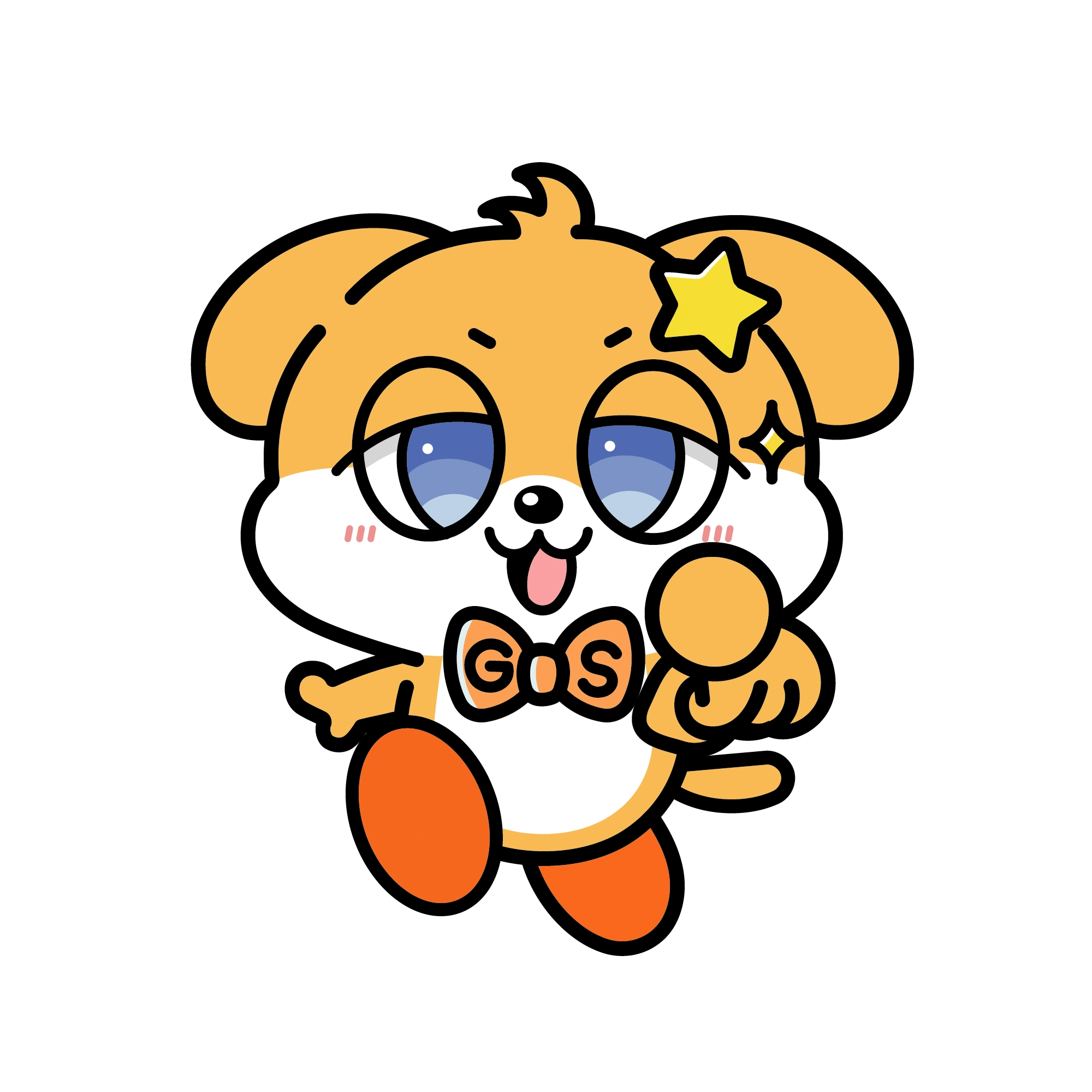 ポイントを示すグロー