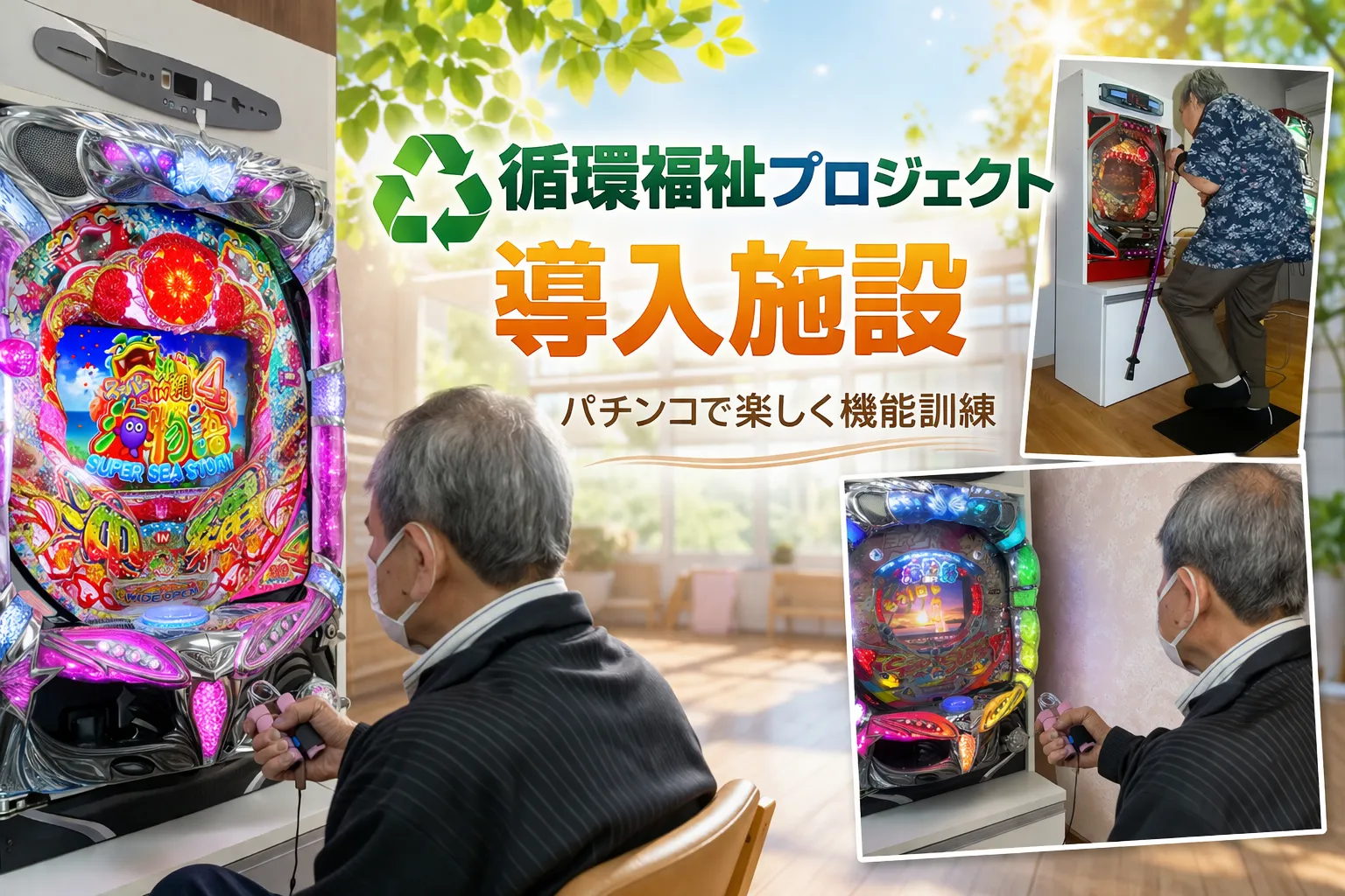 循環型福祉プロジェクト 導入施設のご紹介ページへのリンクバナー